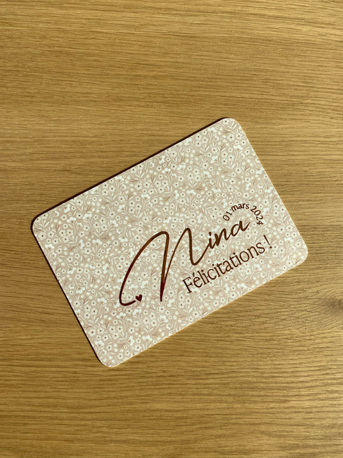 Carte félicitations