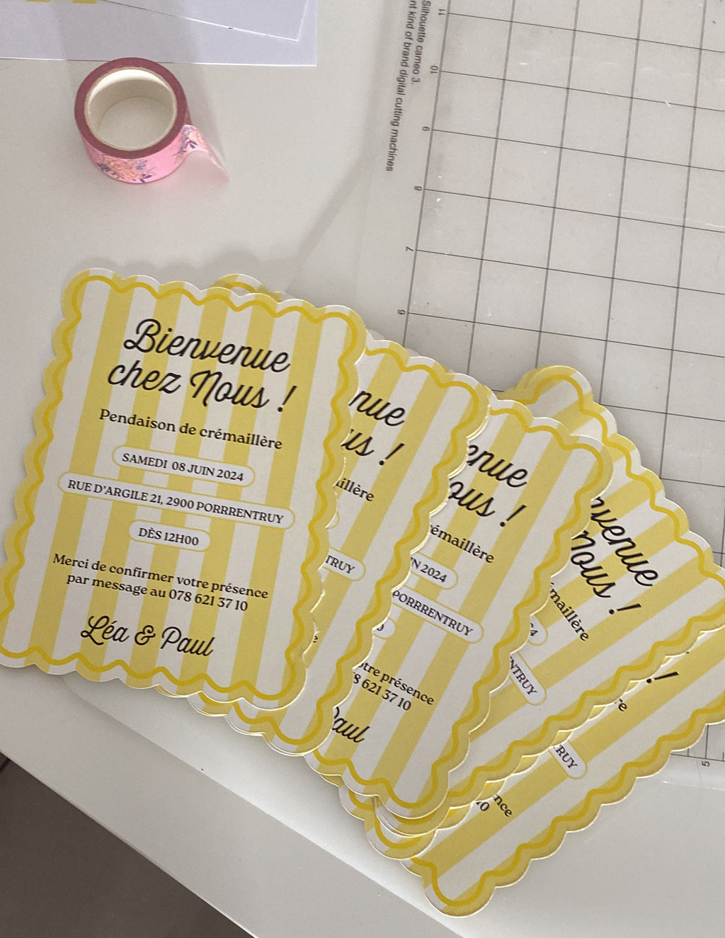 Carte invitation événement