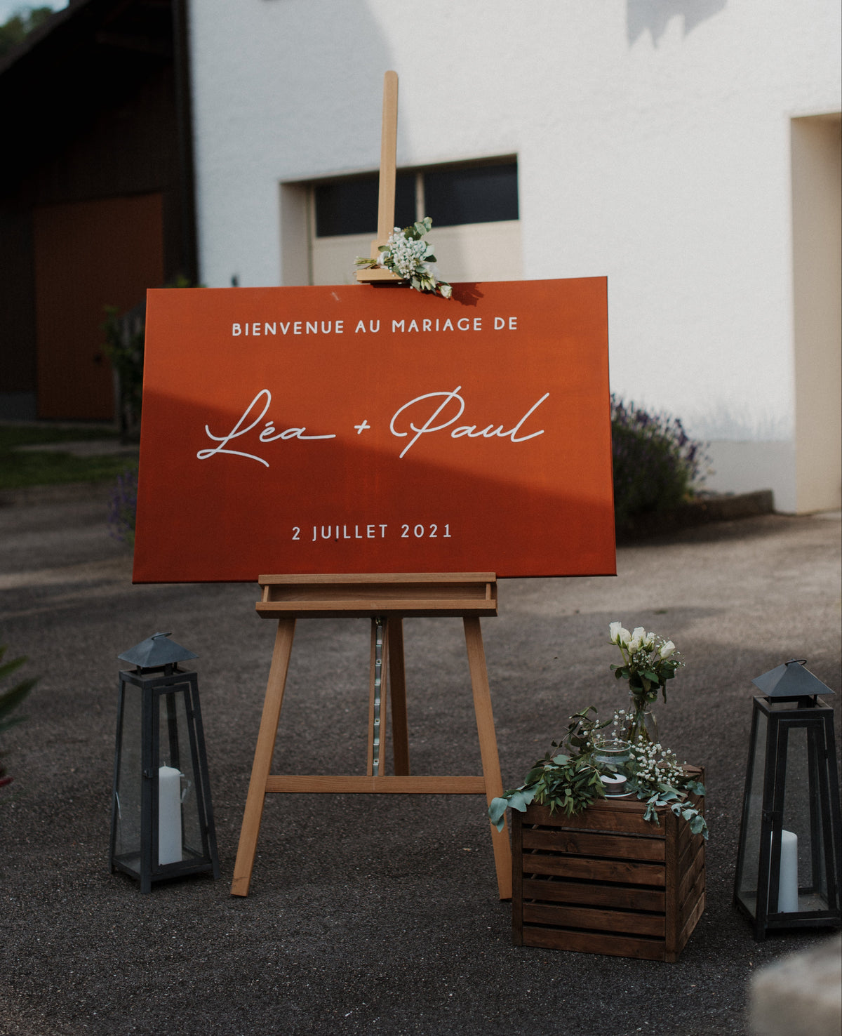 Panneau mariage