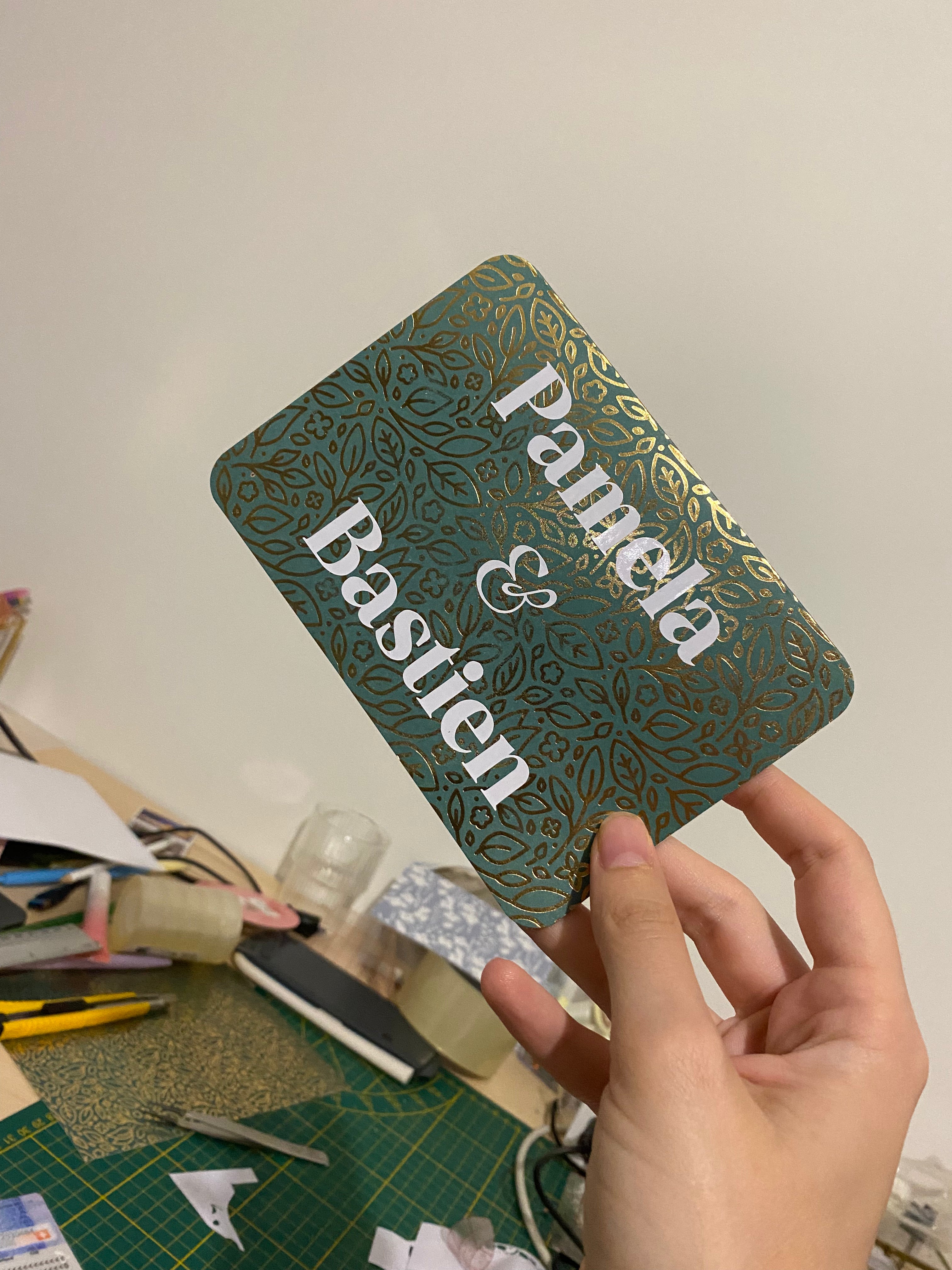 Carte félicitation mariage